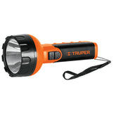 @linterna de led 75 lumen recargable de plastico truper